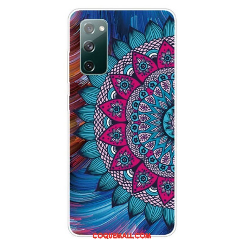 Coque Samsung Galaxy S20 FE Mandala Coloré