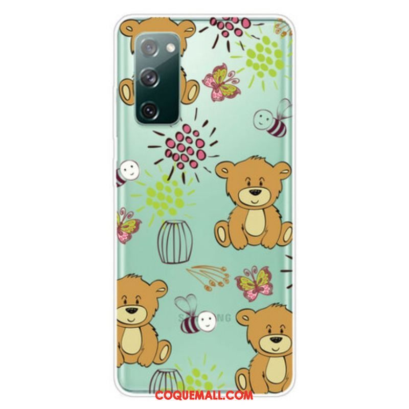 Coque Samsung Galaxy S20 FE Oursons Top