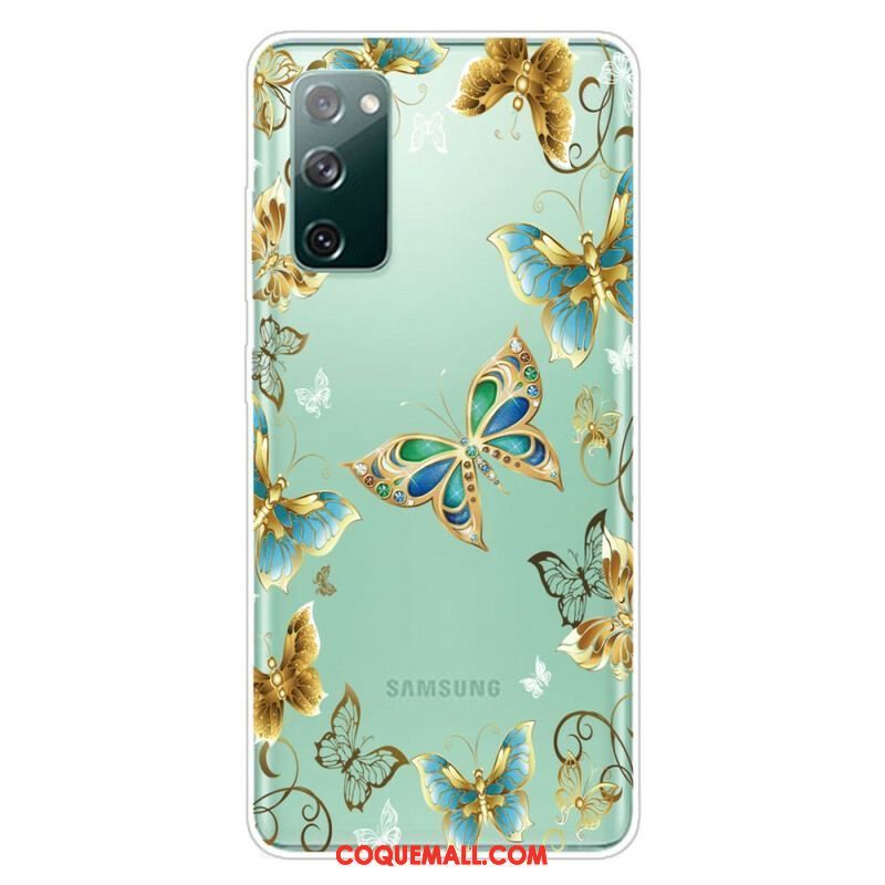 Coque Samsung Galaxy S20 FE Papillons Design