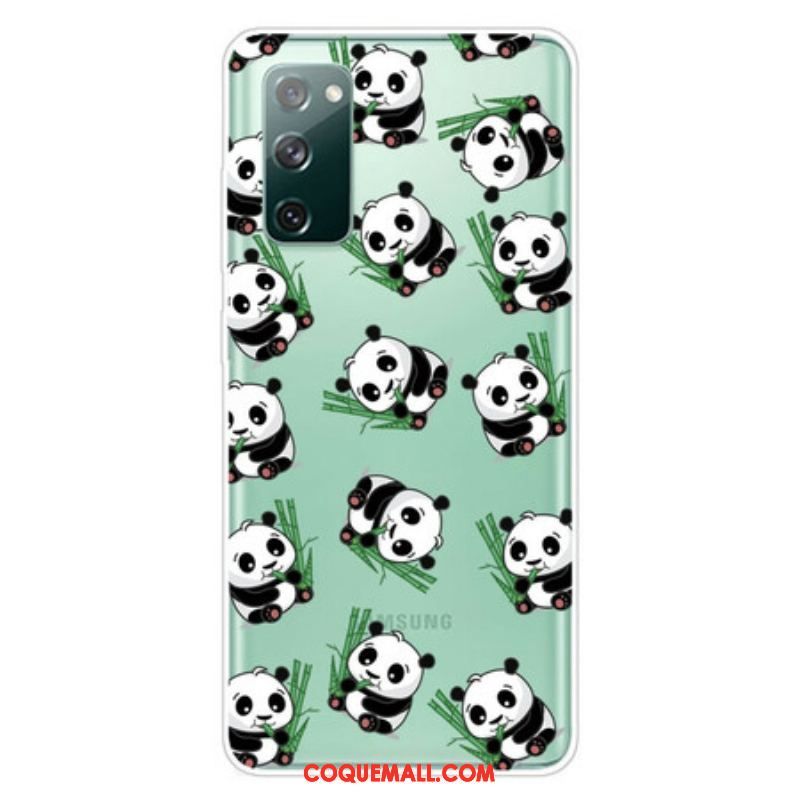 Coque Samsung Galaxy S20 FE Petits Pandas