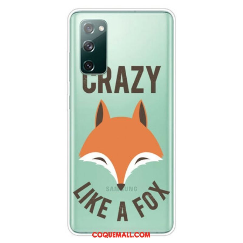 Coque Samsung Galaxy S20 FE Renard / Crazy Like a Fox