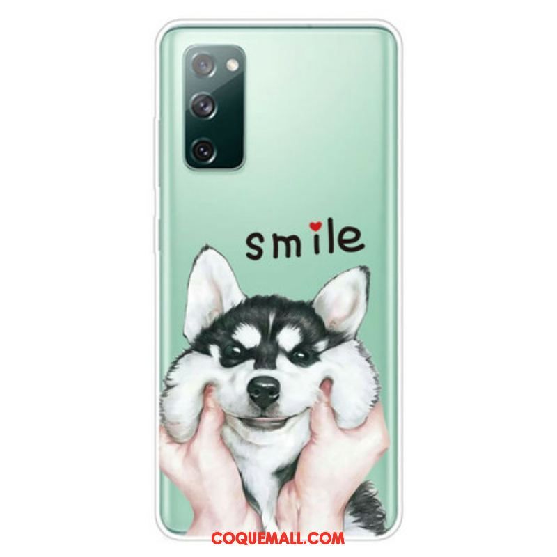 Coque Samsung Galaxy S20 FE Smile Dog