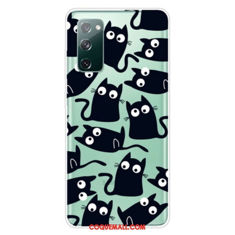 Coque Samsung Galaxy S20 FE Souris Noires