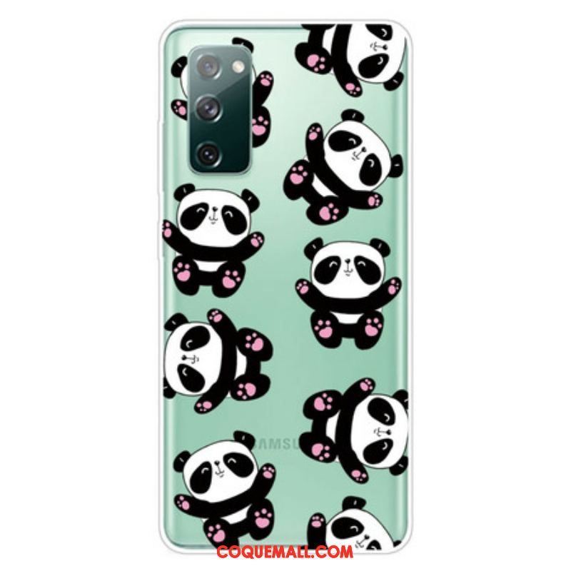 Coque Samsung Galaxy S20 FE Top Pandas Fun