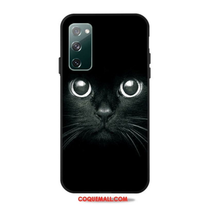 Coque Samsung Galaxy S20 FE Yeux de Chat