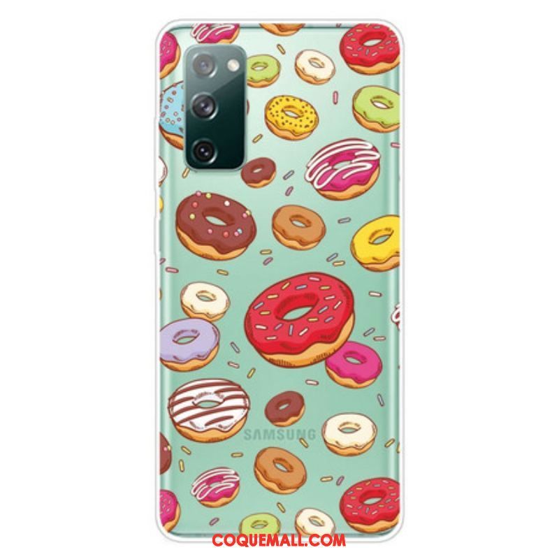 Coque Samsung Galaxy S20 FE love Donuts