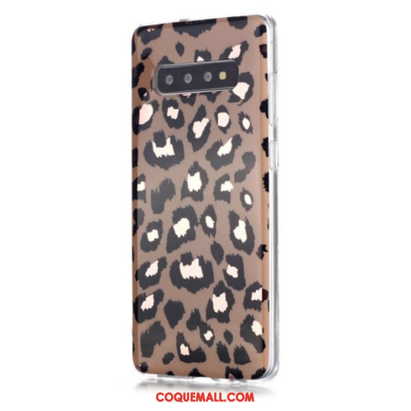 Coque Samsung Galaxy S20 Plus / S20 Plus 5G Marbre Style Léopard