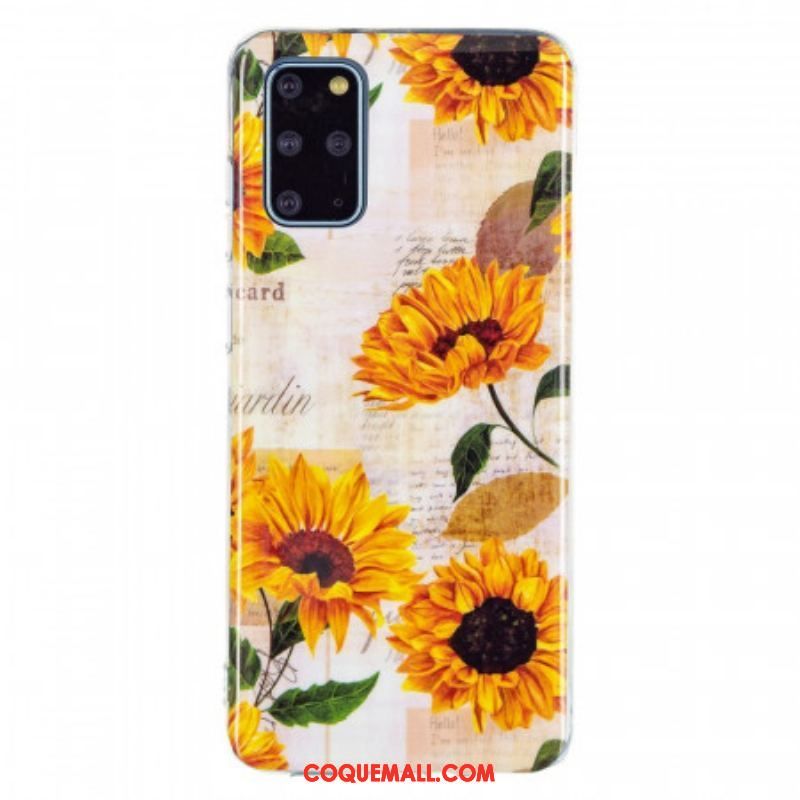 Coque Samsung Galaxy S20 Plus / S20 Plus 5G Tournesols Fluorescentes