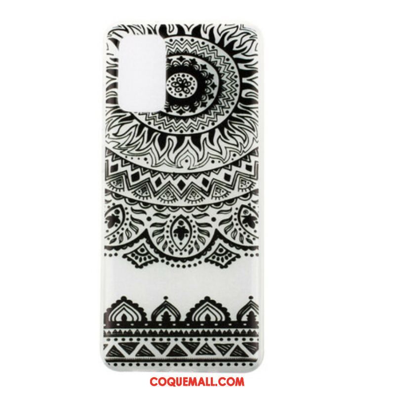 Coque Samsung Galaxy S20 Plus / S20 Plus 5G Transparente Fleur Mandala