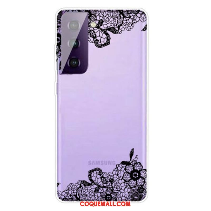 Coque Samsung Galaxy S21 5G Dentelle Fine