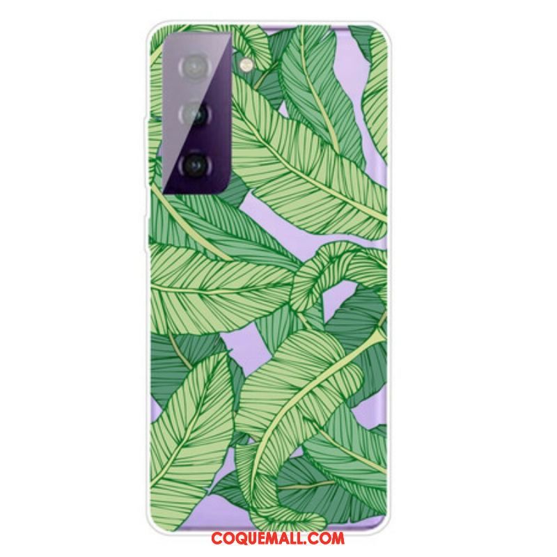 Coque Samsung Galaxy S21 5G Feuillage