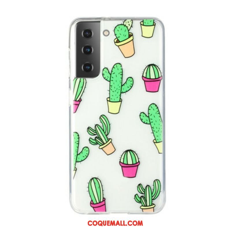 Coque Samsung Galaxy S21 5G Minis Cactus