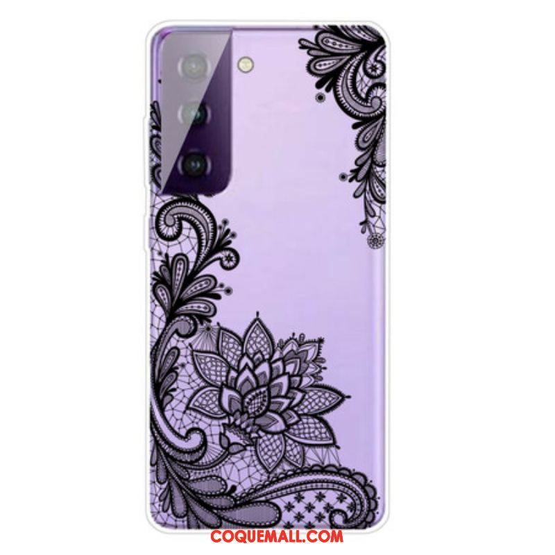 Coque Samsung Galaxy S21 5G Sublime Dentelle