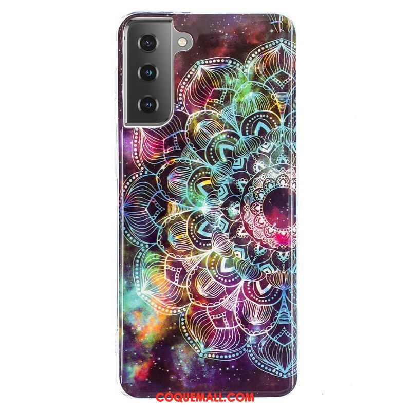 Coque Samsung Galaxy S21 5G Série Floralies Fluorescente