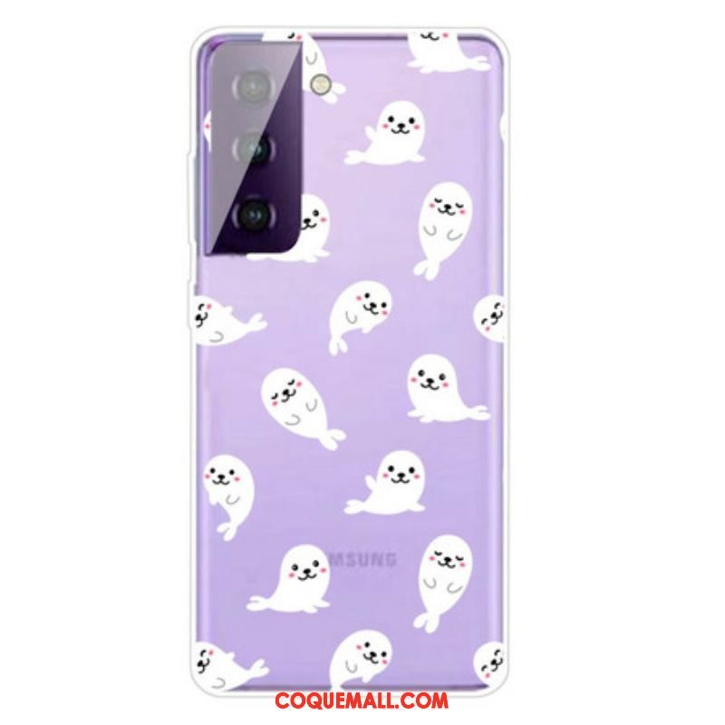 Coque Samsung Galaxy S21 5G Top Lions des Mers