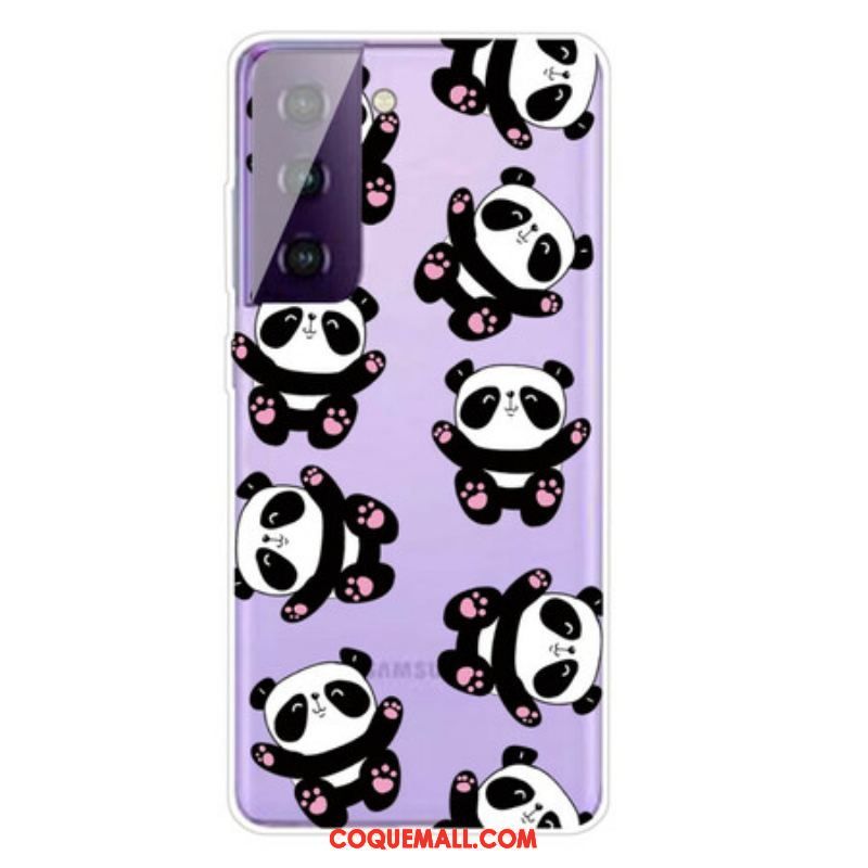 Coque Samsung Galaxy S21 5G Top Pandas Fun