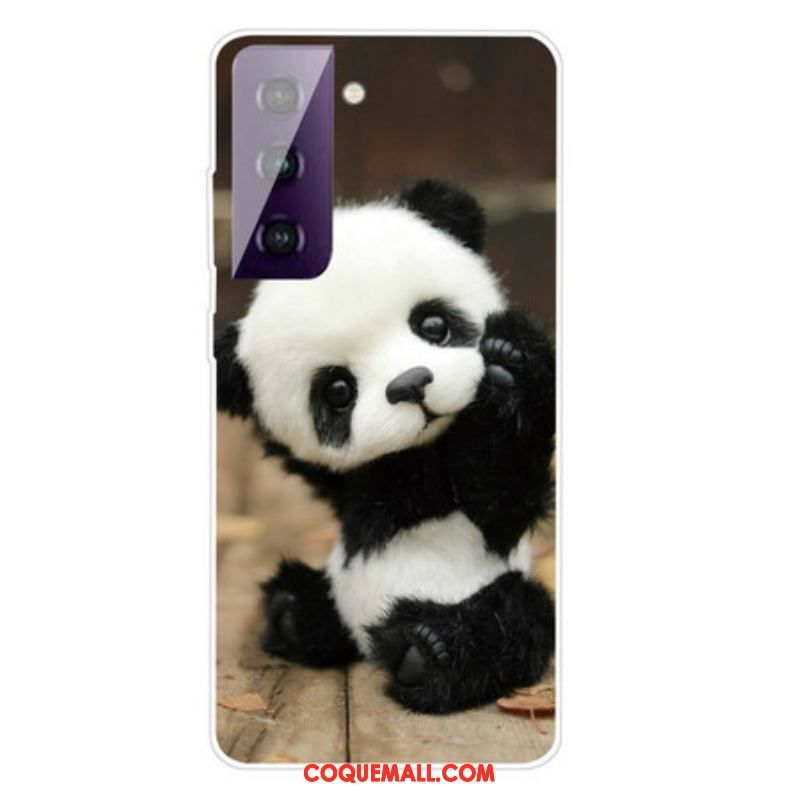 Coque Samsung Galaxy S21 FE Flexible Panda