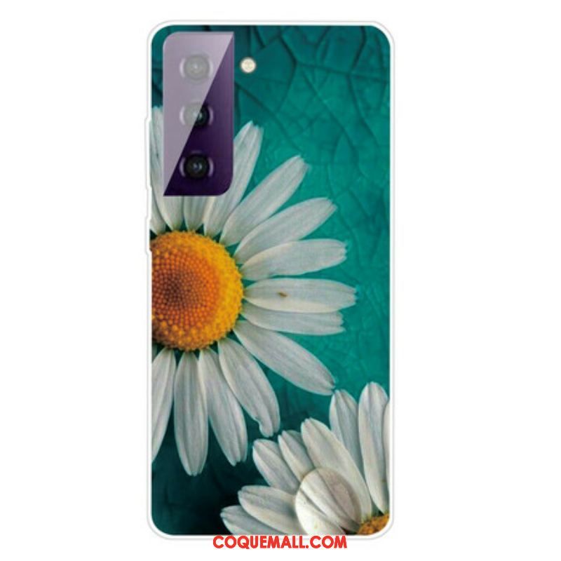 Coque Samsung Galaxy S21 FE Marguerite