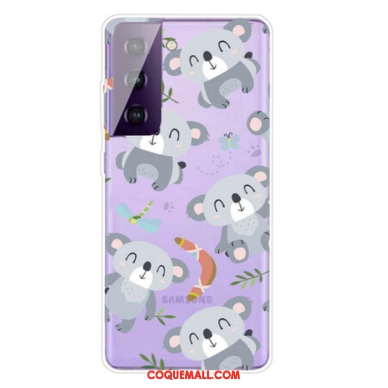 Coque Samsung Galaxy S21 FE Mignons Koalas