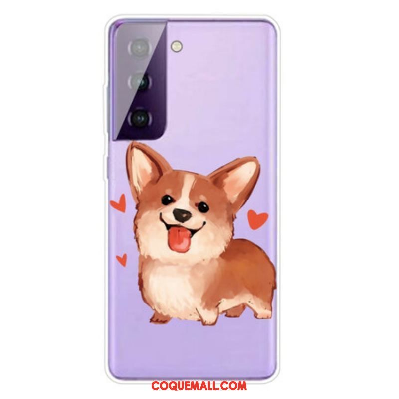 Coque Samsung Galaxy S21 FE Mon Petit Chien