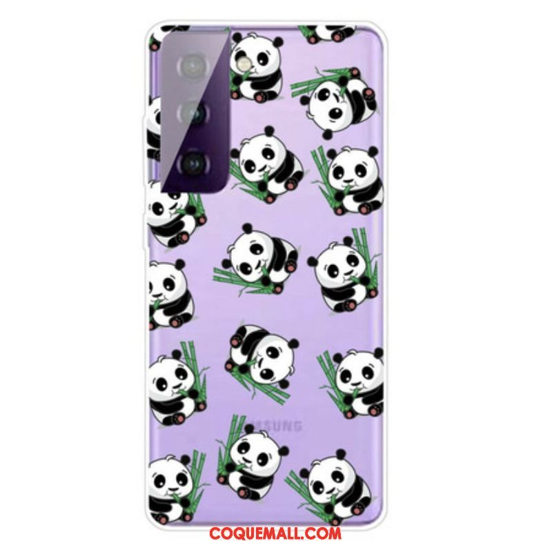 Coque Samsung Galaxy S21 FE Petits Pandas