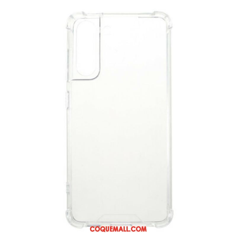 Coque Samsung Galaxy S21 FE Transparente Coins Renforcés