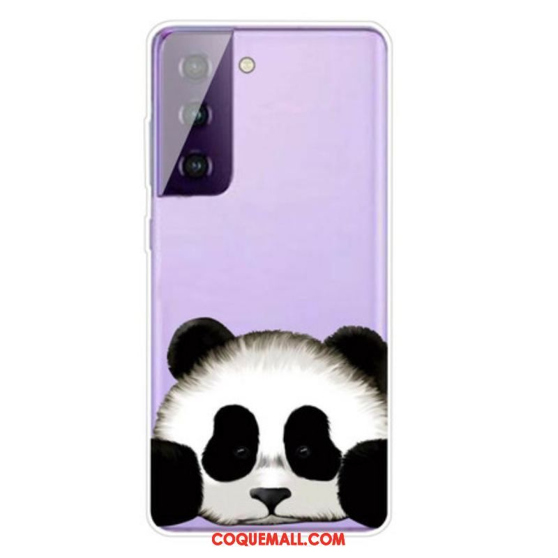 Coque Samsung Galaxy S21 FE Transparente Panda