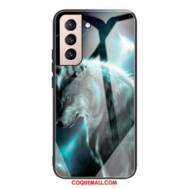 Coque Samsung Galaxy S21 FE Verre Trempé Loup