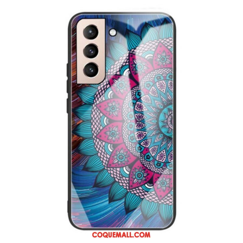 Coque Samsung Galaxy S21 FE Verre Trempé Mandala