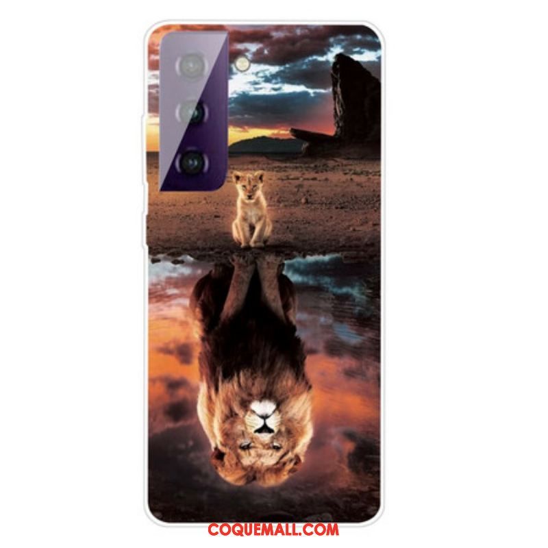 Coque Samsung Galaxy S21 Plus 5G Rêve de Lionceau