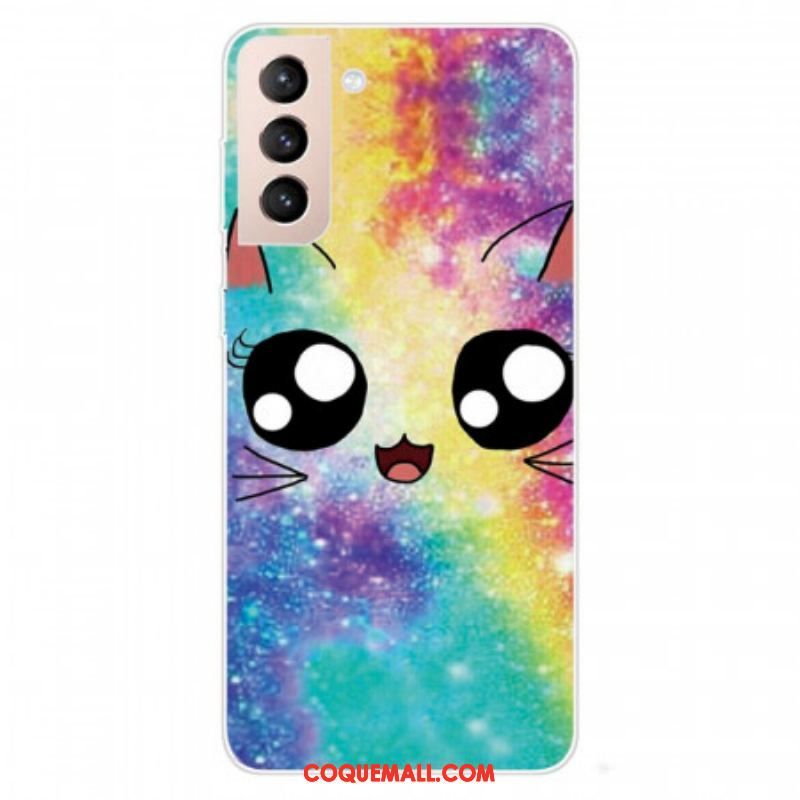 Coque Samsung Galaxy S22 5G Chat Cartoon