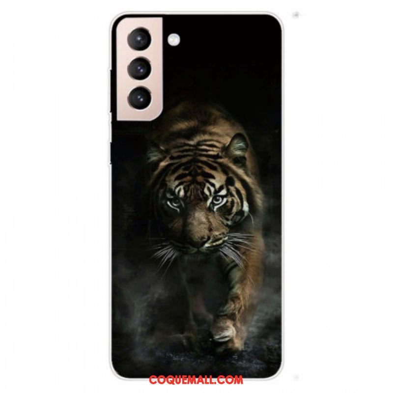 Coque Samsung Galaxy S22 5G Flexible Tigre