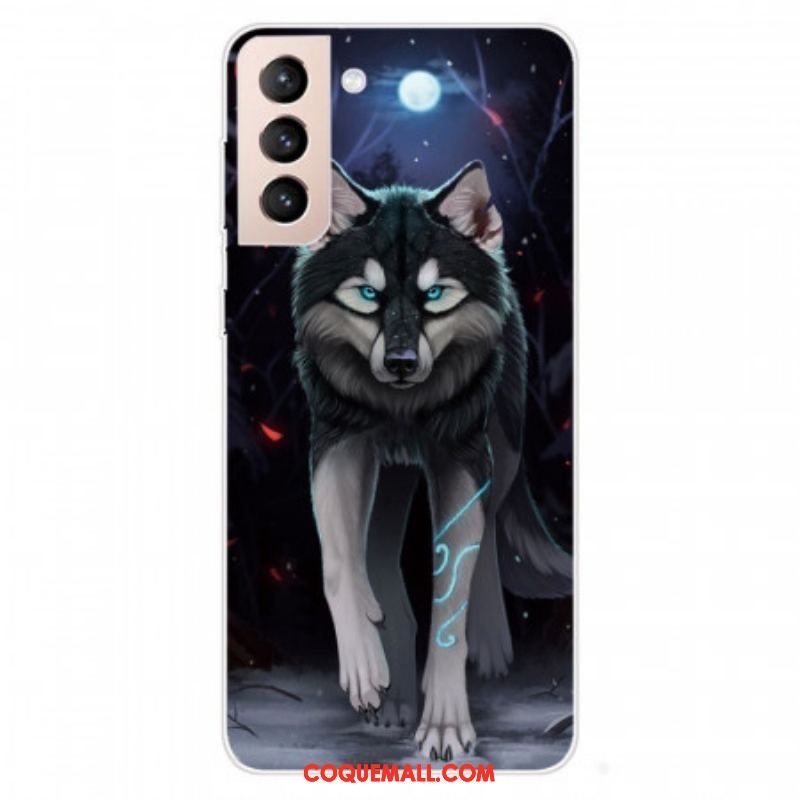 Coque Samsung Galaxy S22 5G Loup Royal