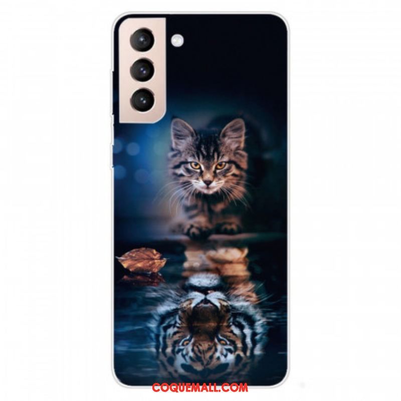 Coque Samsung Galaxy S22 5G Réflexion Chat