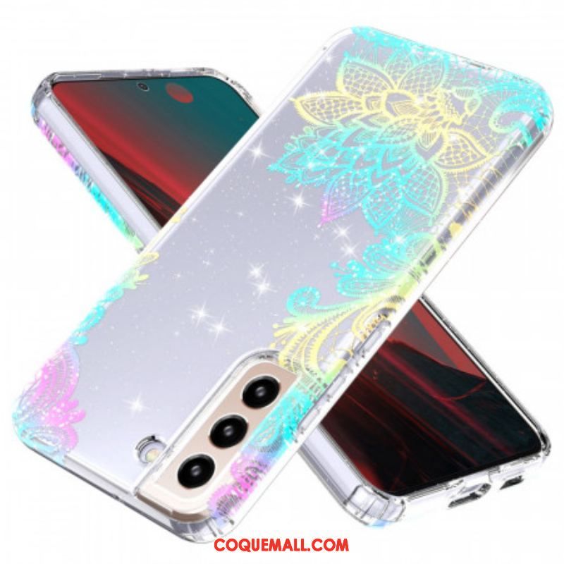 Coque Samsung Galaxy S22 5G Silicone Flexible Mandala