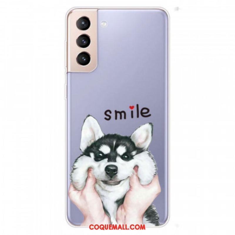 Coque Samsung Galaxy S22 5G Smile Dog