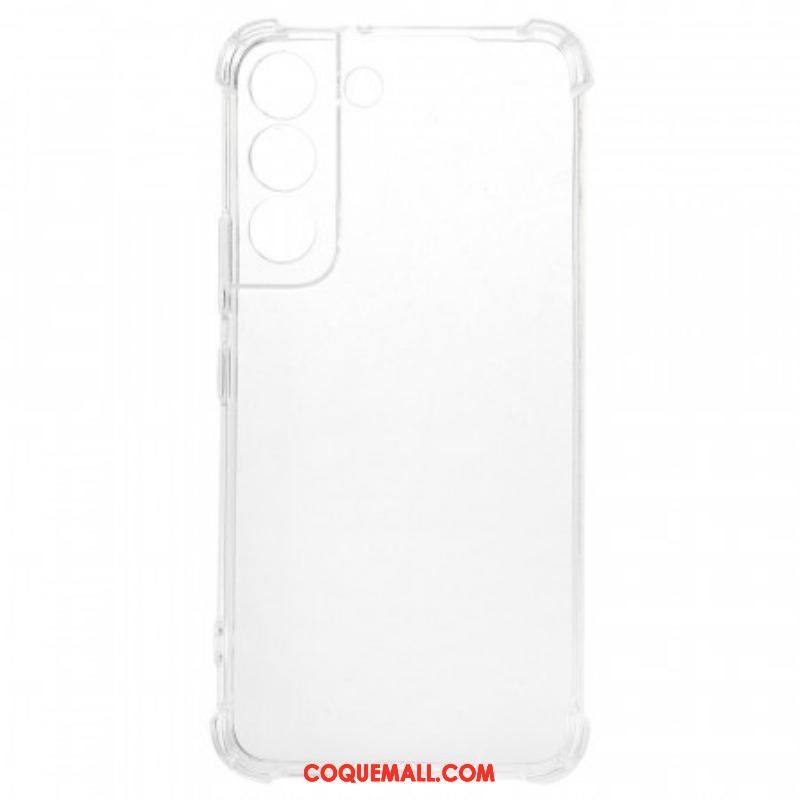 Coque Samsung Galaxy S22 5G Transparente Coins Renforcés