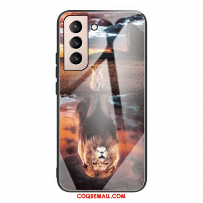 Coque Samsung Galaxy S22 5G Verre Trempé Rêve de Lionceau