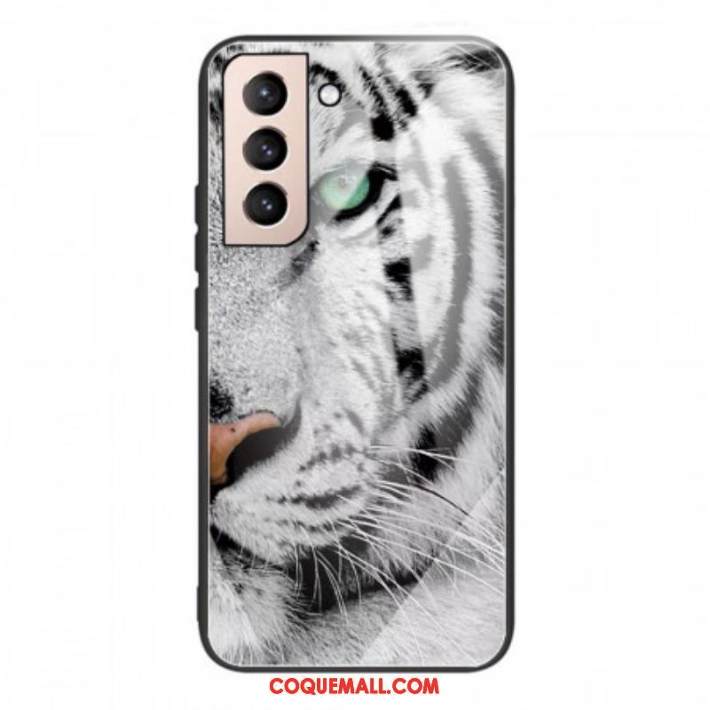 Coque Samsung Galaxy S22 5G Verre Trempé Tigre