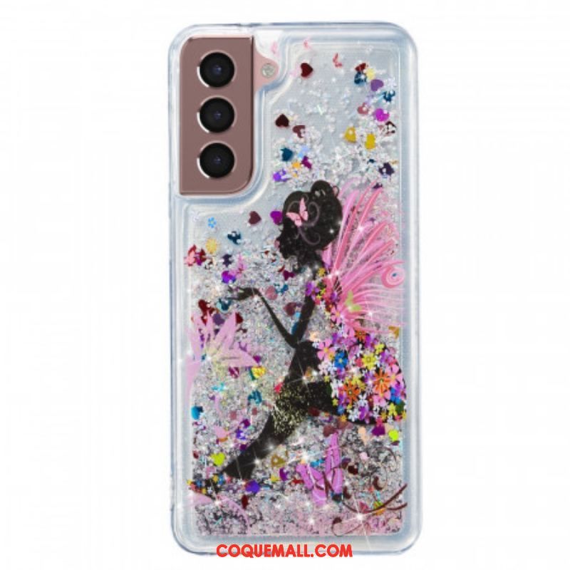 Coque Samsung Galaxy S22 Plus 5G Fée Paillettes