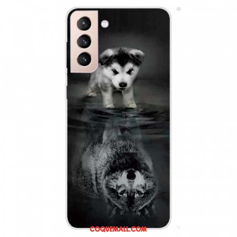 Coque Samsung Galaxy S22 Plus 5G Rêve de Chiot