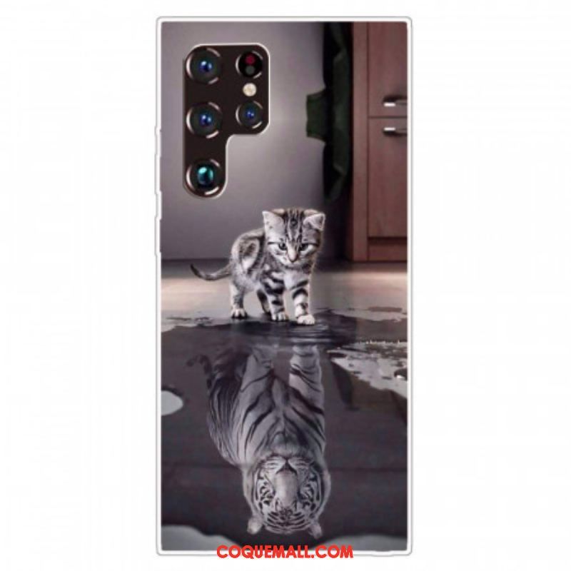 Coque Samsung Galaxy S22 Ultra 5G Ernest le Tigre