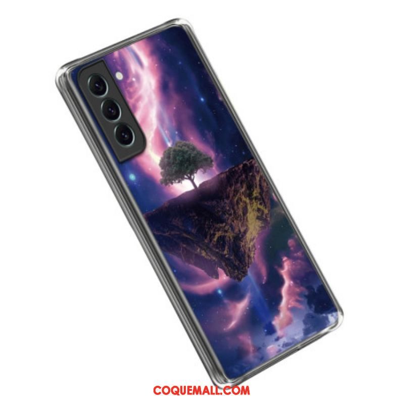 Coque Samsung Galaxy S23 5G Silicone Arbre Futuriste