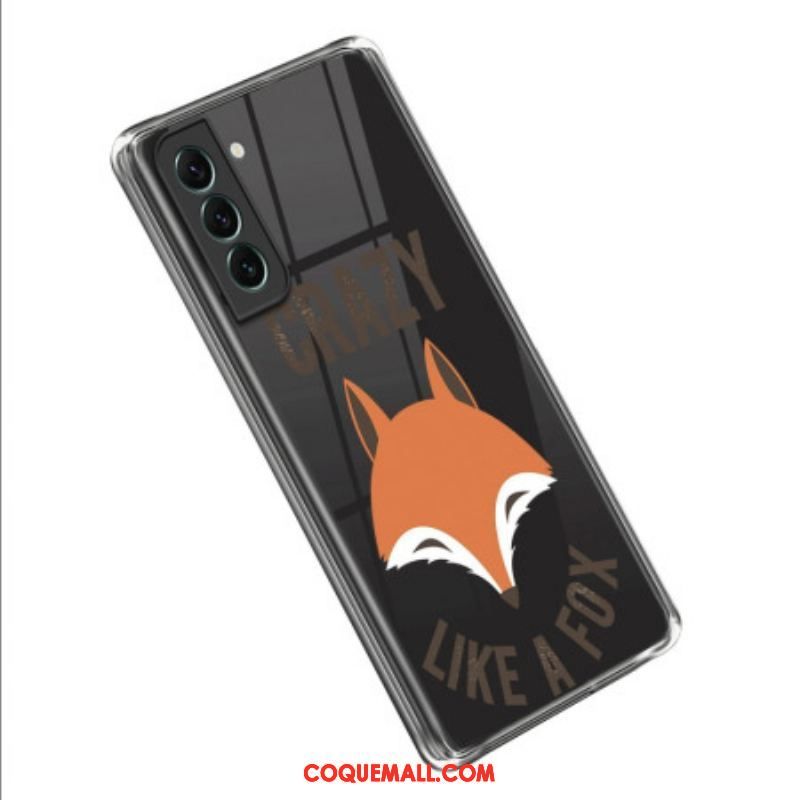 Coque Samsung Galaxy S23 5G Transparent Crazy Like a Fox