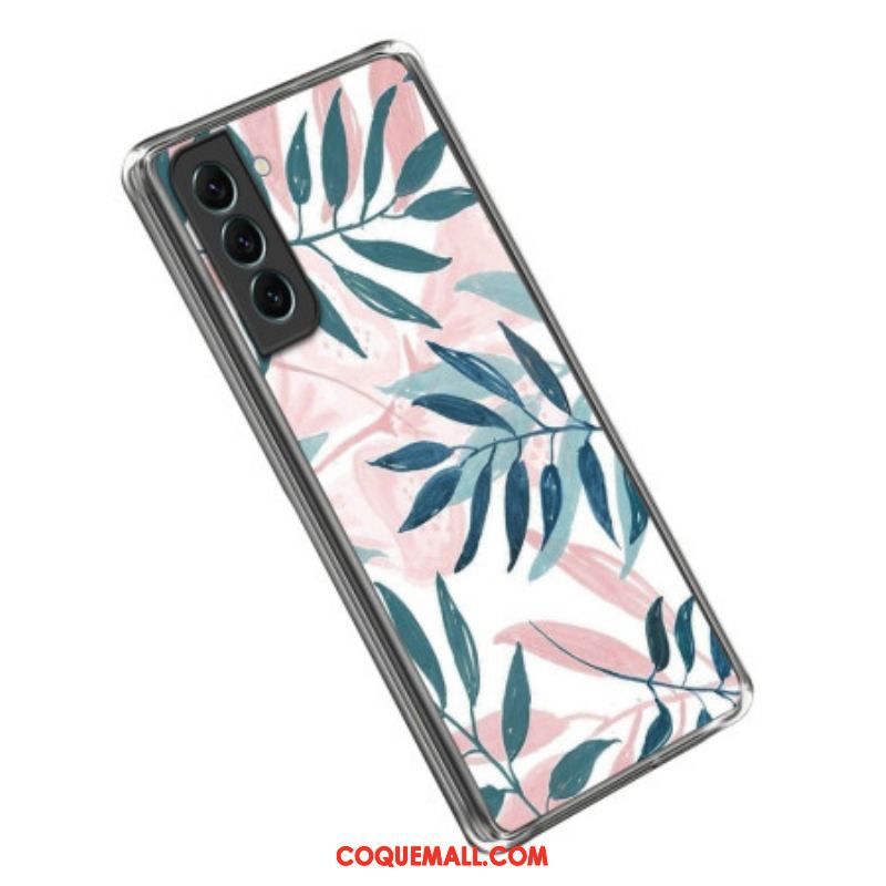 Coque Samsung Galaxy S23 Plus 5G Feuilles Colorées