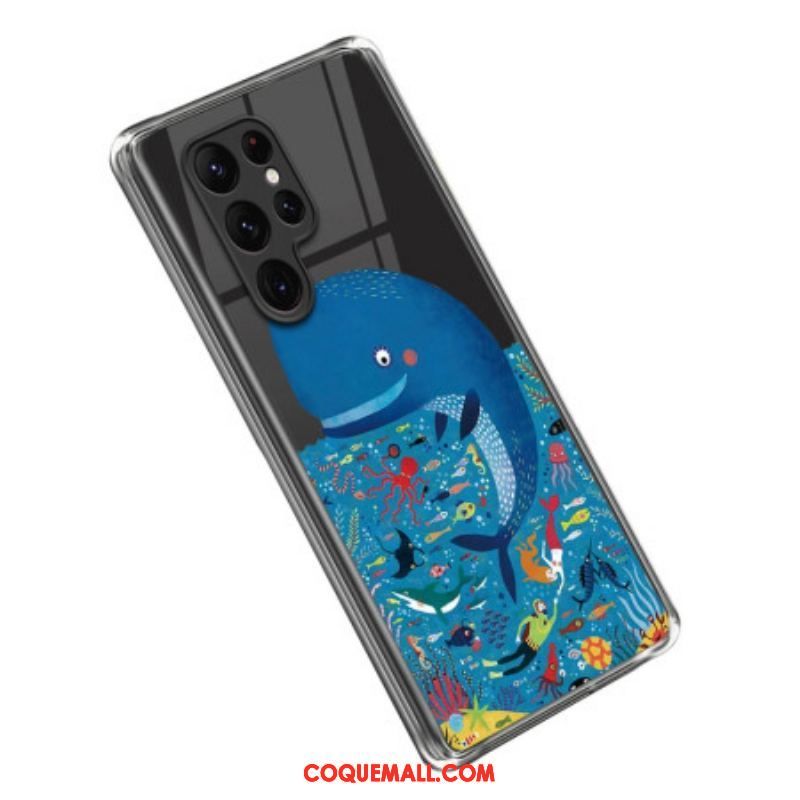 Coque Samsung Galaxy S23 Ultra 5G Baleine