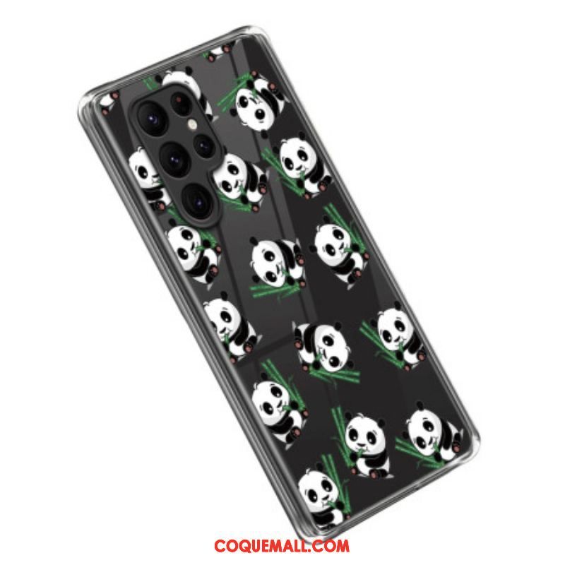 Coque Samsung Galaxy S23 Ultra 5G Petits Pandas