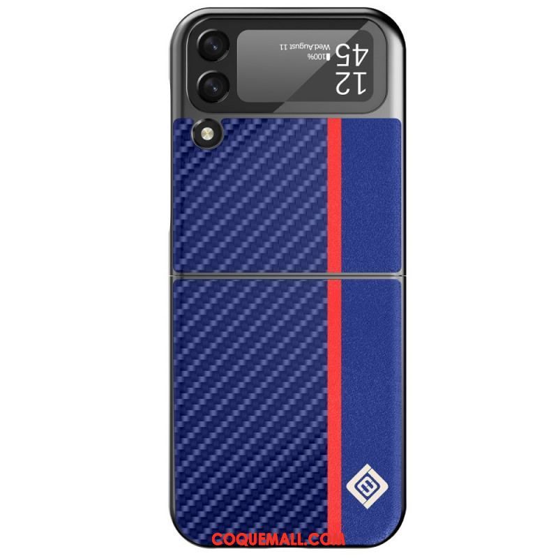 Coque Samsung Galaxy Z Flip 3 5G Fibre Carbone LC.IMEEKE