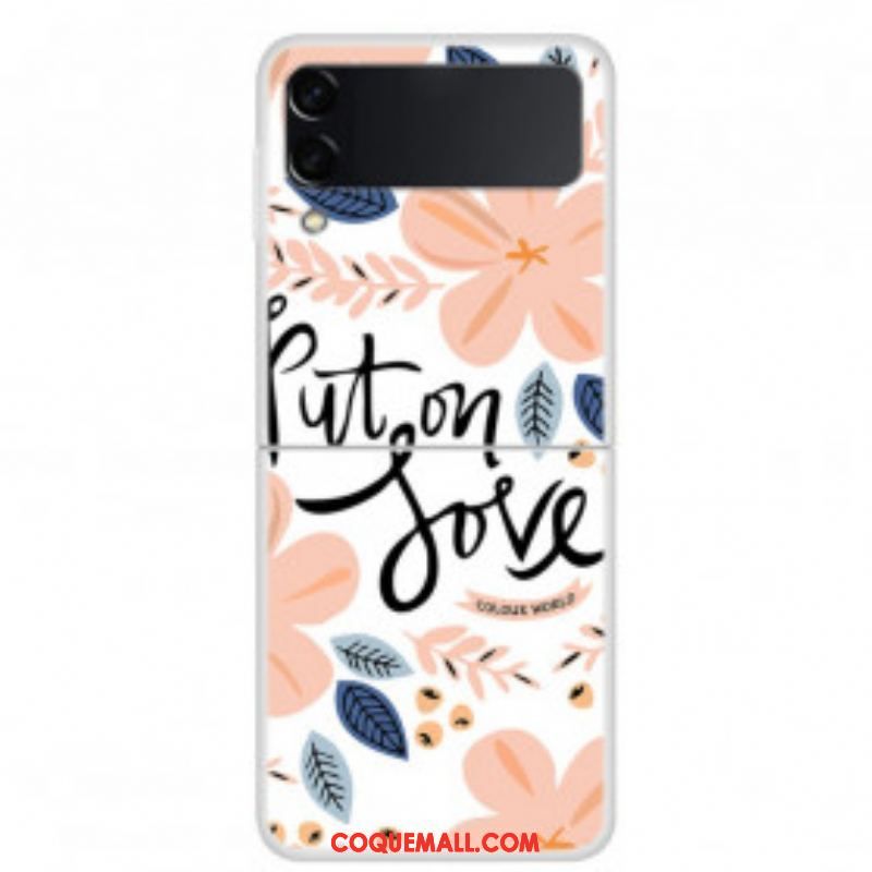 Coque Samsung Galaxy Z Flip 3 5G Put On Love