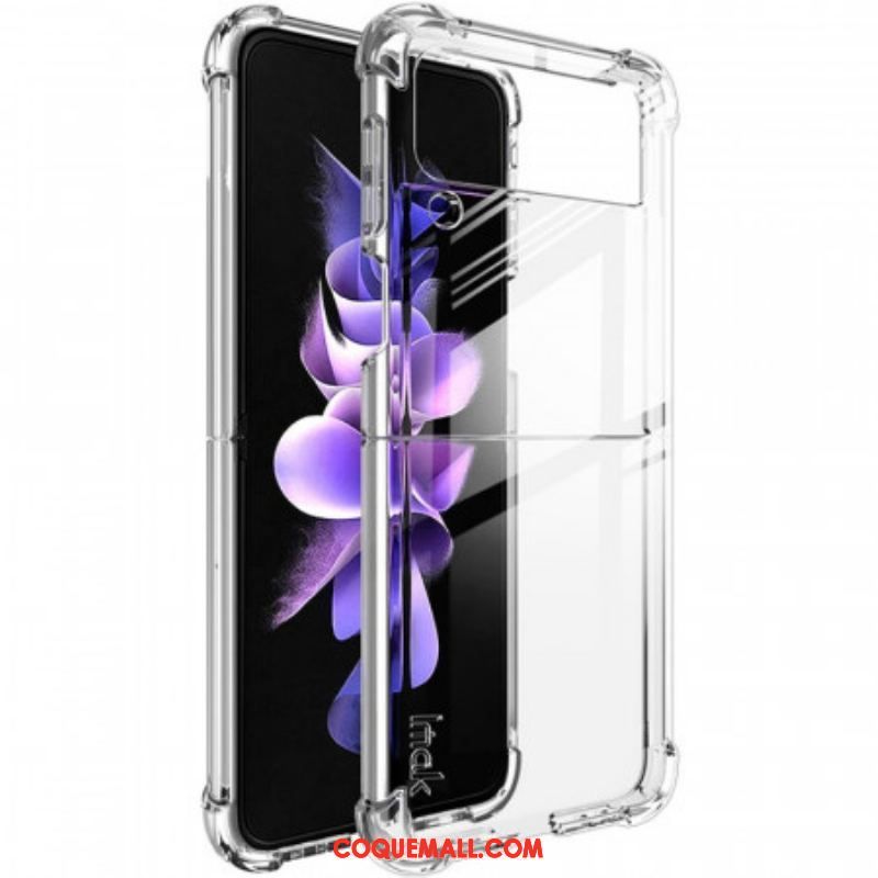 Coque Samsung Galaxy Z Flip 3 5G Transparente et Film Écran IMAK